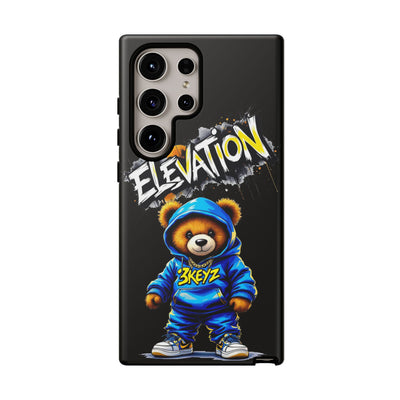 Elevated street drip Bear Black Phone Case - Tough and Trendy Design
