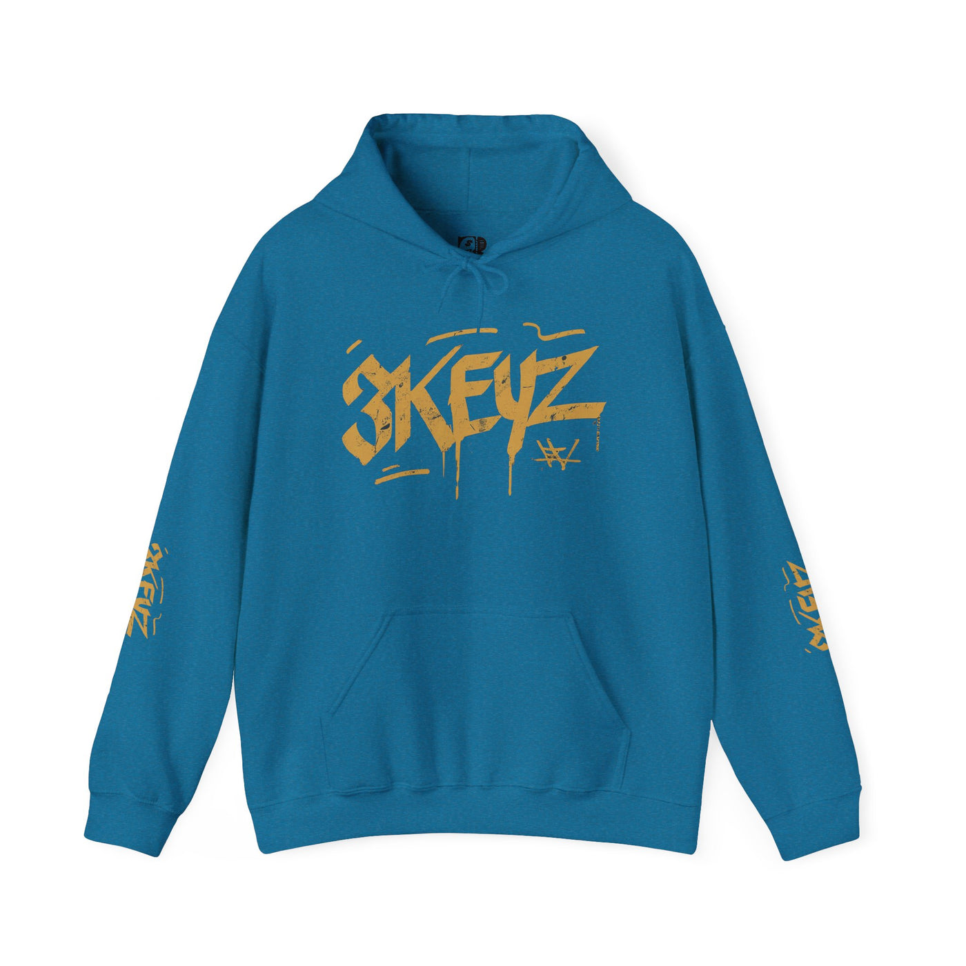 Hooded Sweatshirt 3keyz OG Teddy Drip Golden Design