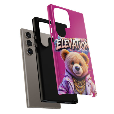 Elevated street drip Bear Pink Phone Case - Tough and Trendy Design