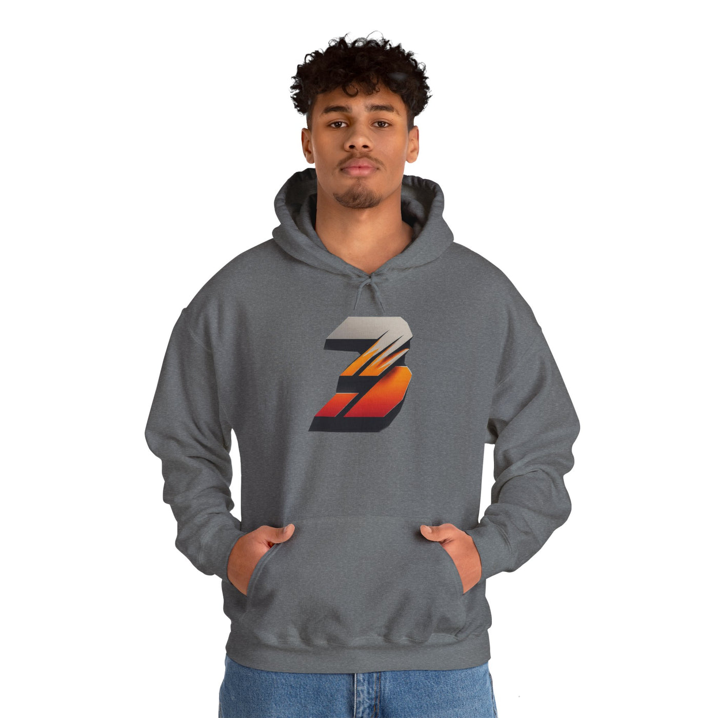 3keyz Big 3 Orange Crush Unisex Hoodie