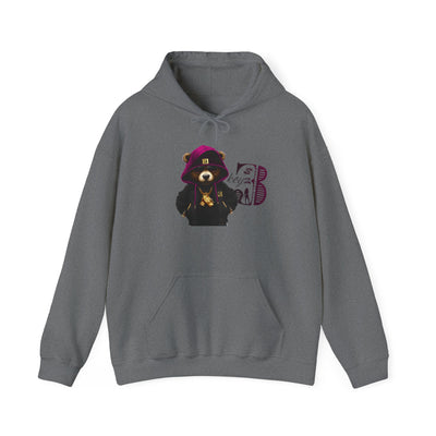 Unisex Hooded Sweatshirt 3keyz OG Teddy Drip Design Purple