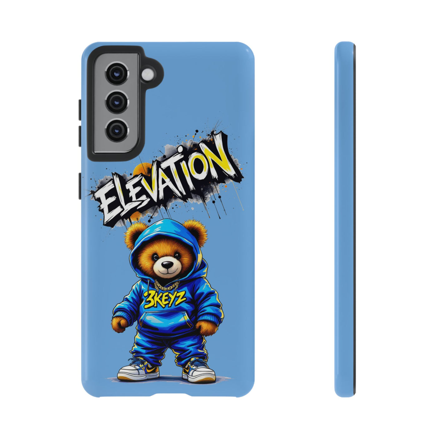 Elevated street drip Bear Phone Case - Tough and Trendy Design