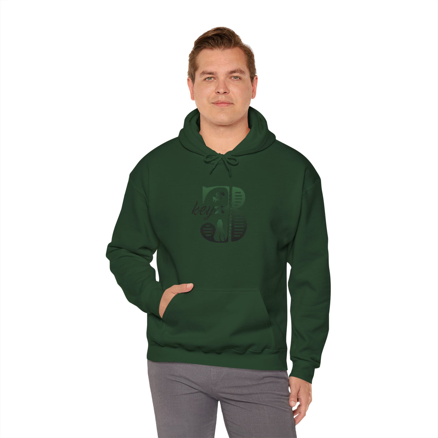 3Keyz Original Drip Unisex hoodie Green/Black