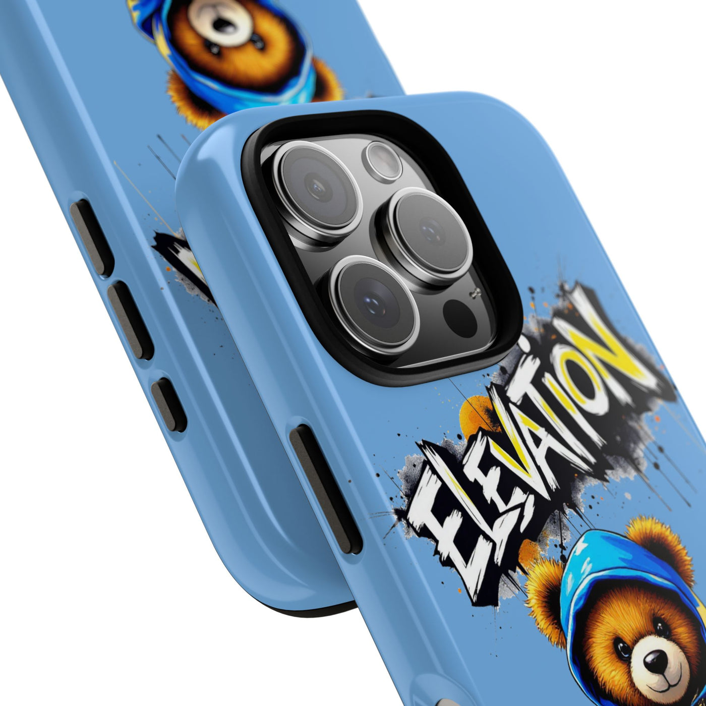Elevated street drip Bear Phone Case - Tough and Trendy Design