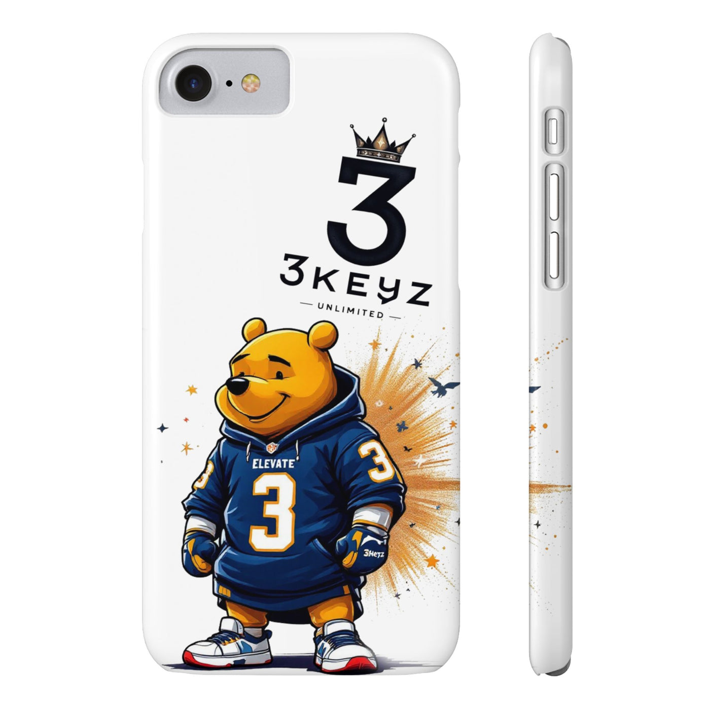 iPhone Case - 3keyz Pooh Bear Design