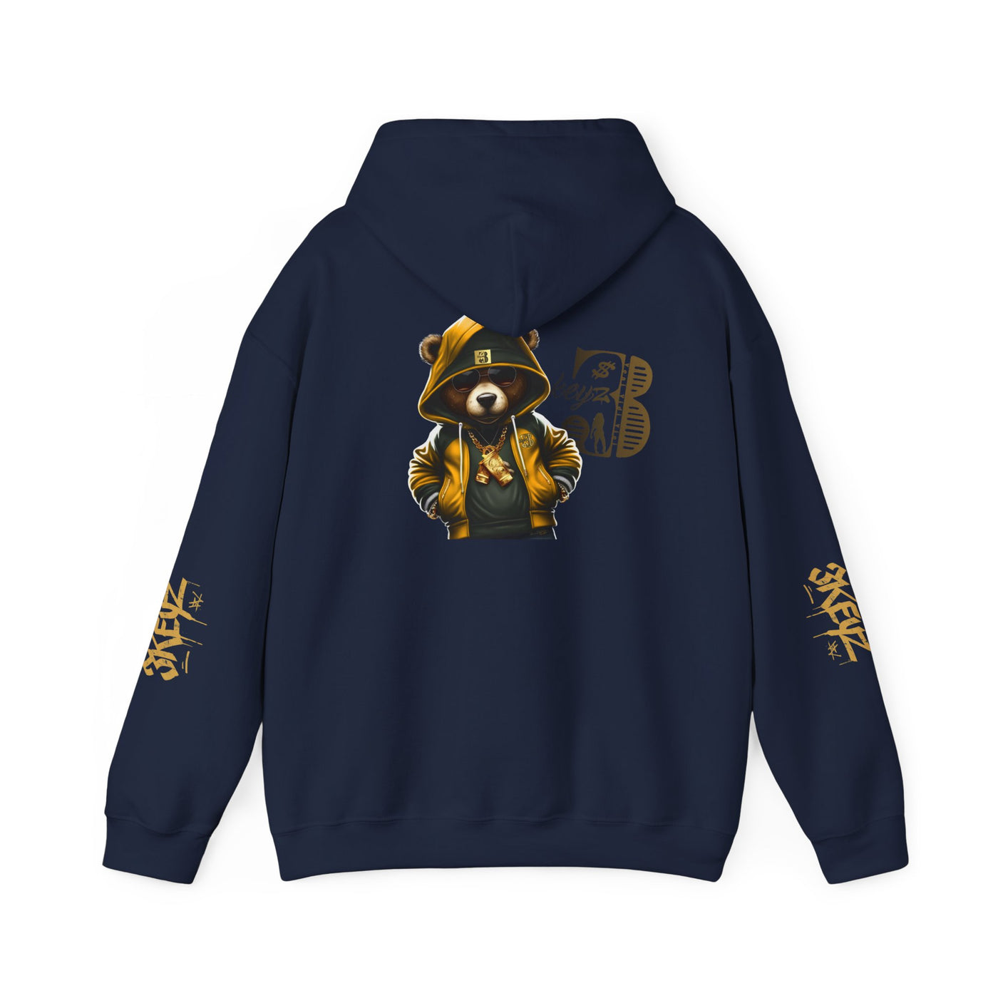 Hooded Sweatshirt 3keyz OG Teddy Drip Golden Design