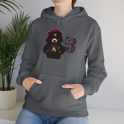 Unisex Hooded Sweatshirt 3keyz OG Teddy Drip Design Purple