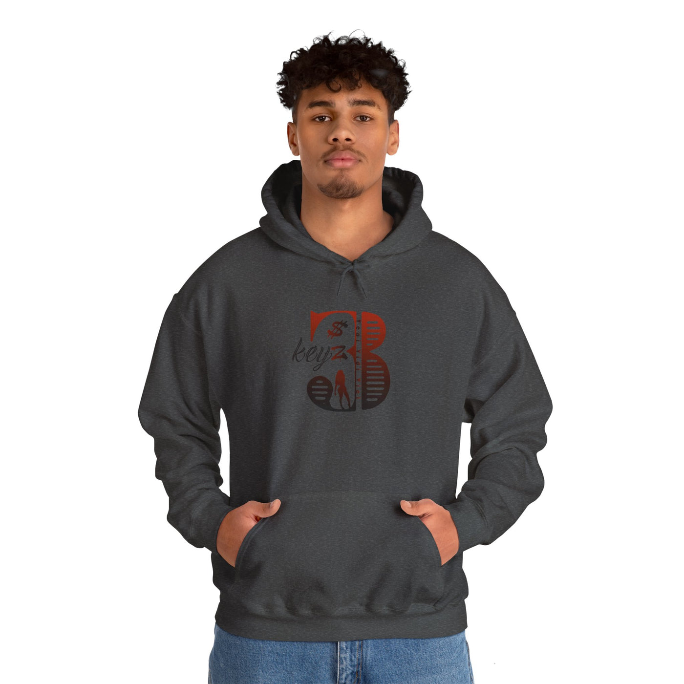 3Keyz Original Drip Unisex hoodie Orange Crush