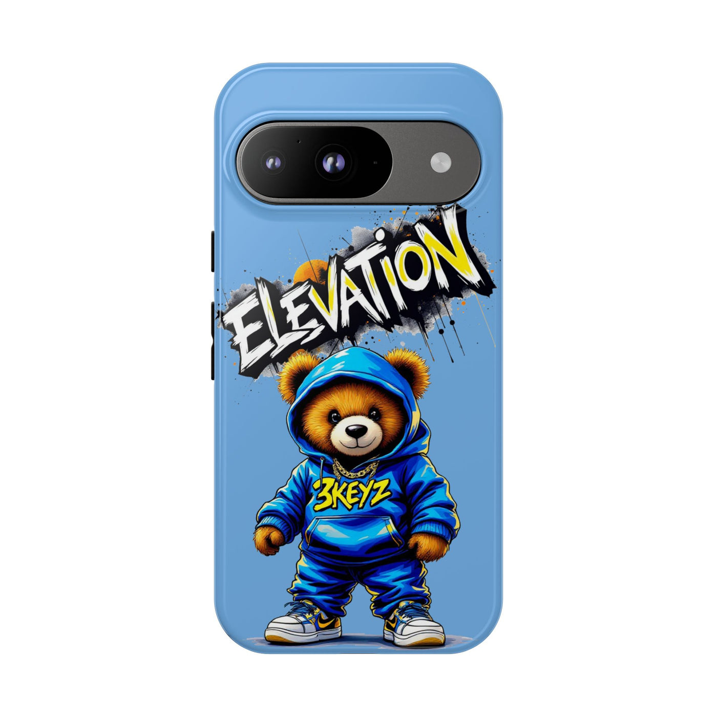 Elevated street drip Bear Phone Case - Tough and Trendy Design