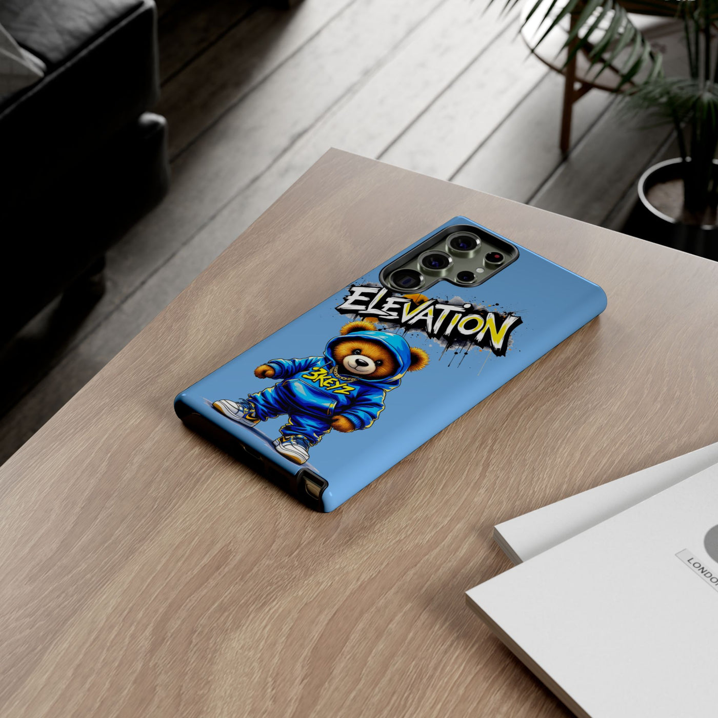 Elevated street drip Bear Phone Case - Tough and Trendy Design