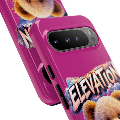 Elevated street drip Bear Pink Phone Case - Tough and Trendy Design