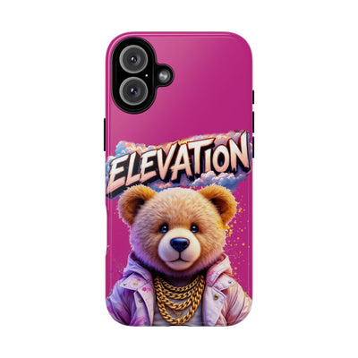 Elevated street drip Bear Pink Phone Case - Tough and Trendy Design