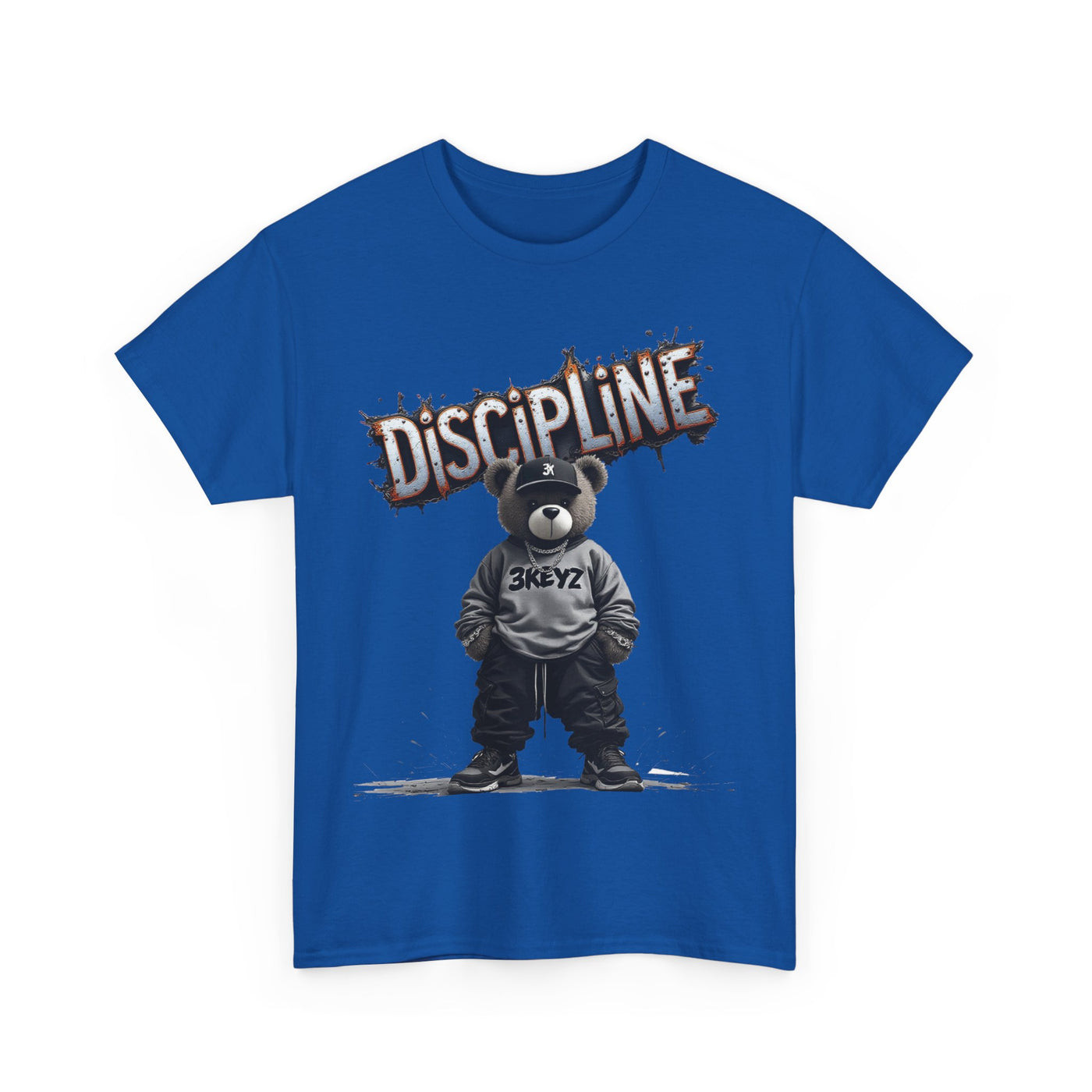 T-Shirt - Discipline Teddy Drip Design - Unisex Heavy Cotton Tee