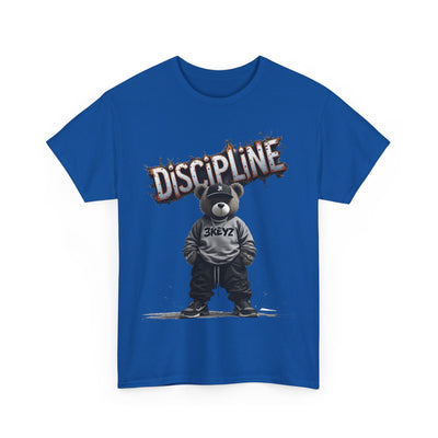 T-Shirt - Discipline Teddy Drip Design - Unisex Heavy Cotton Tee