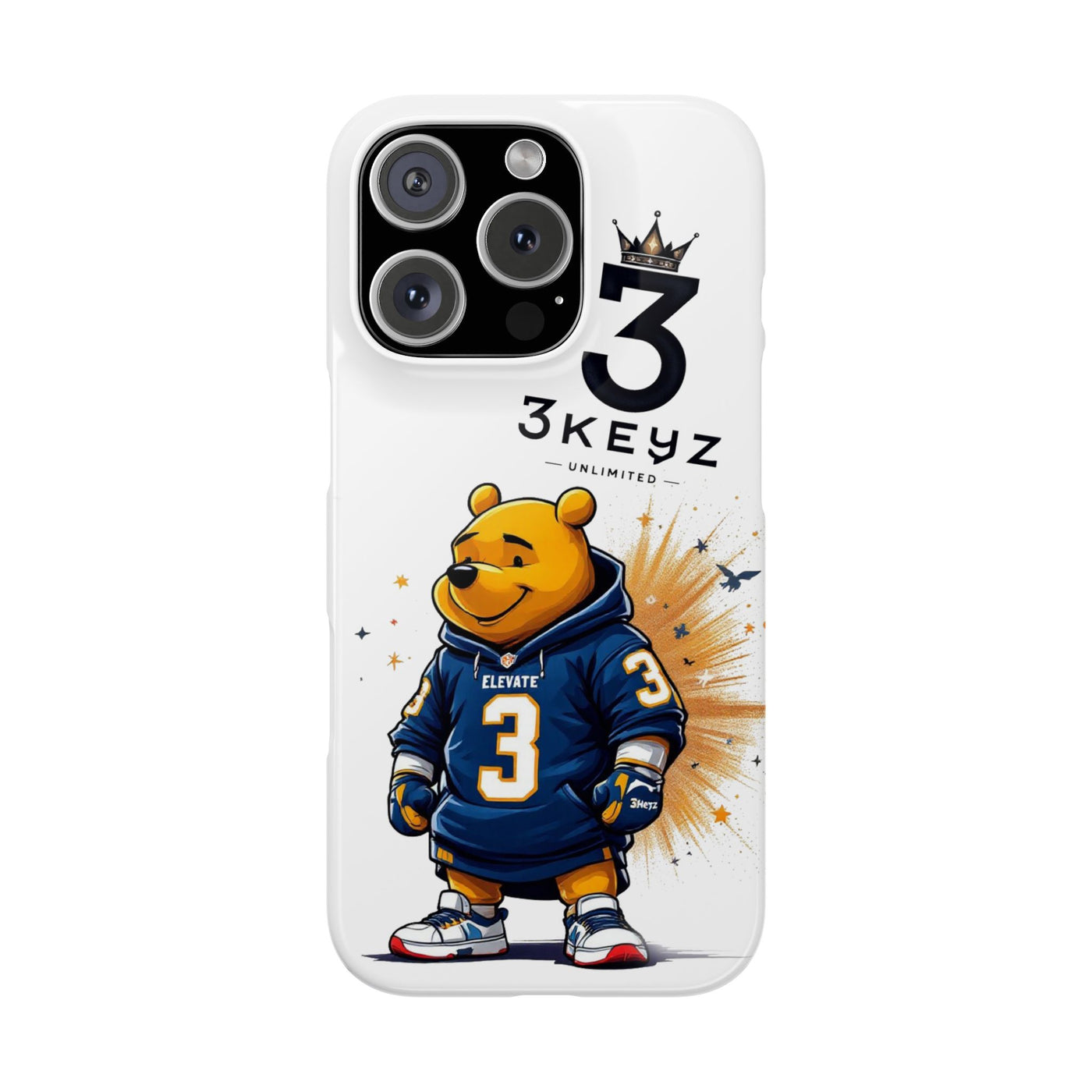 iPhone Case - 3keyz Pooh Bear Design