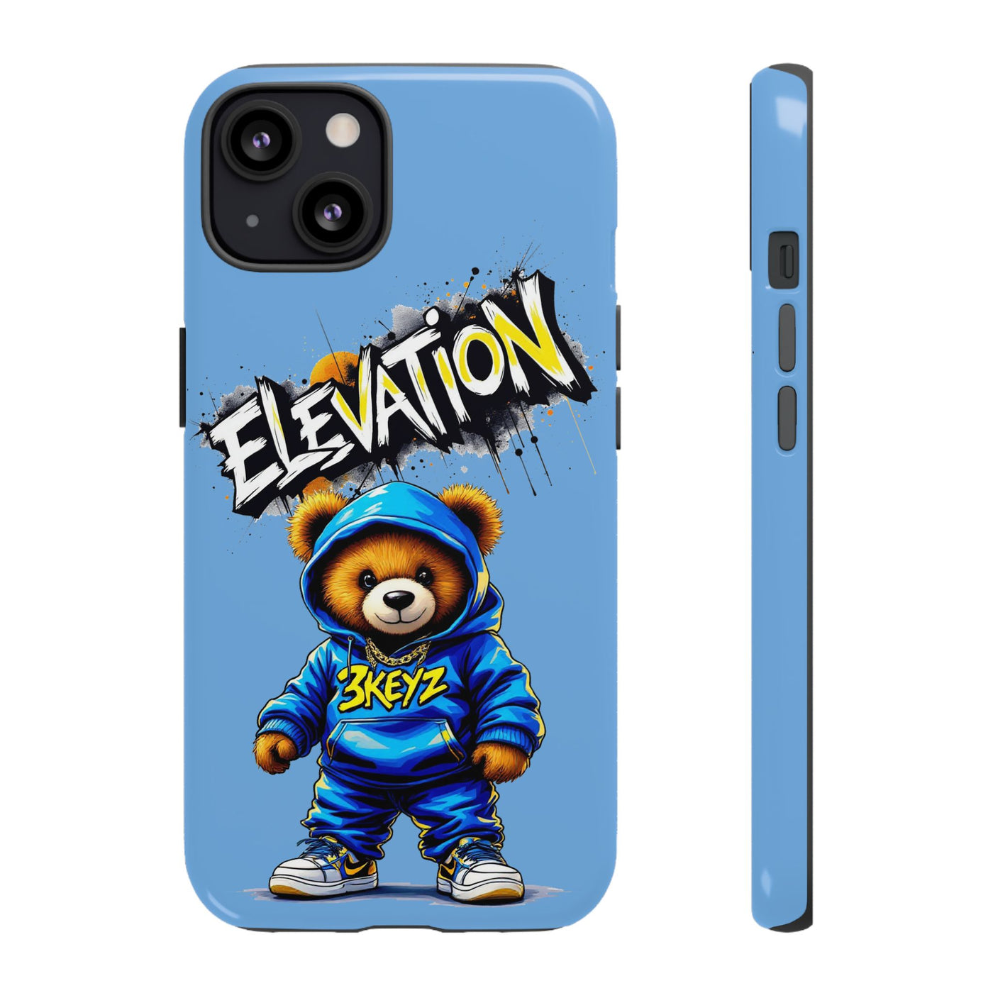 Elevated street drip Bear Phone Case - Tough and Trendy Design