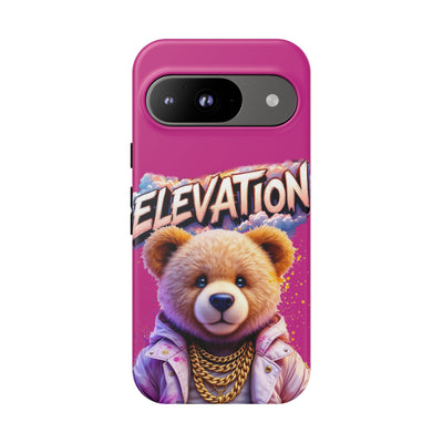 Elevated street drip Bear Pink Phone Case - Tough and Trendy Design