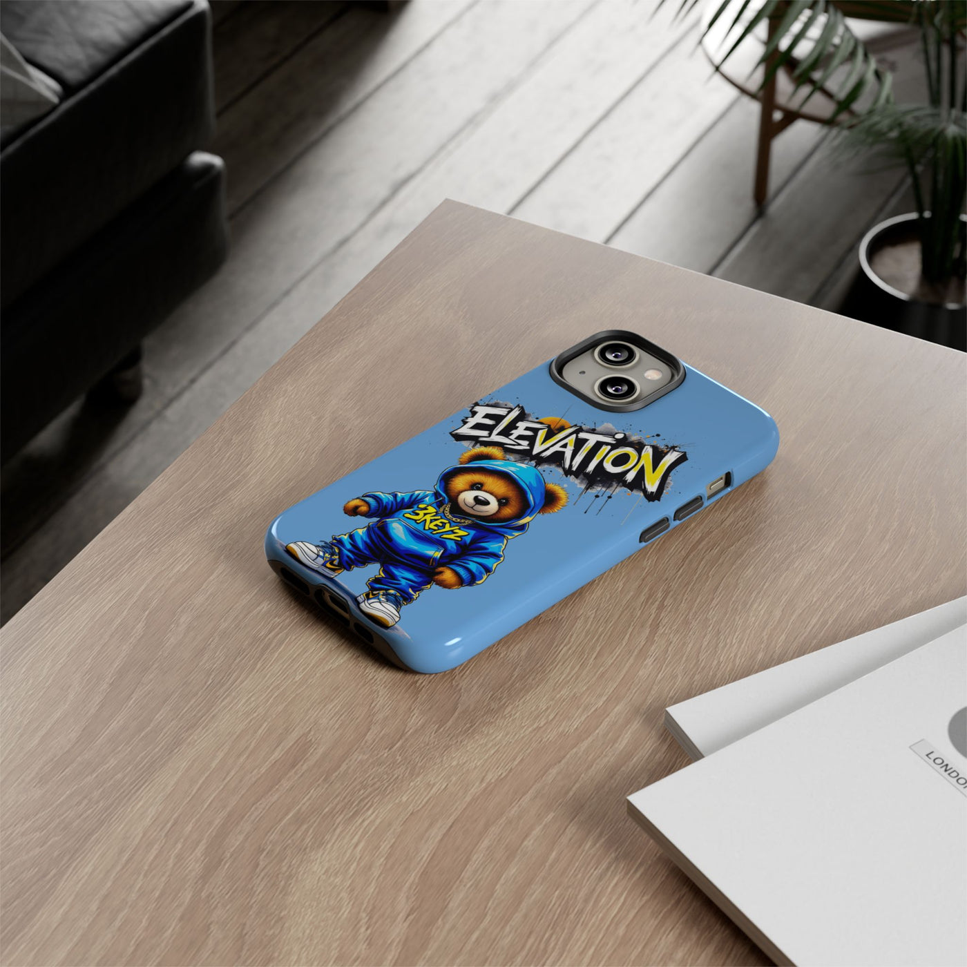 Elevated street drip Bear Phone Case - Tough and Trendy Design