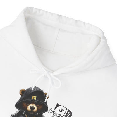 Unisex Hooded Sweatshirt 3keyz OG Teddy Drip Design Grey
