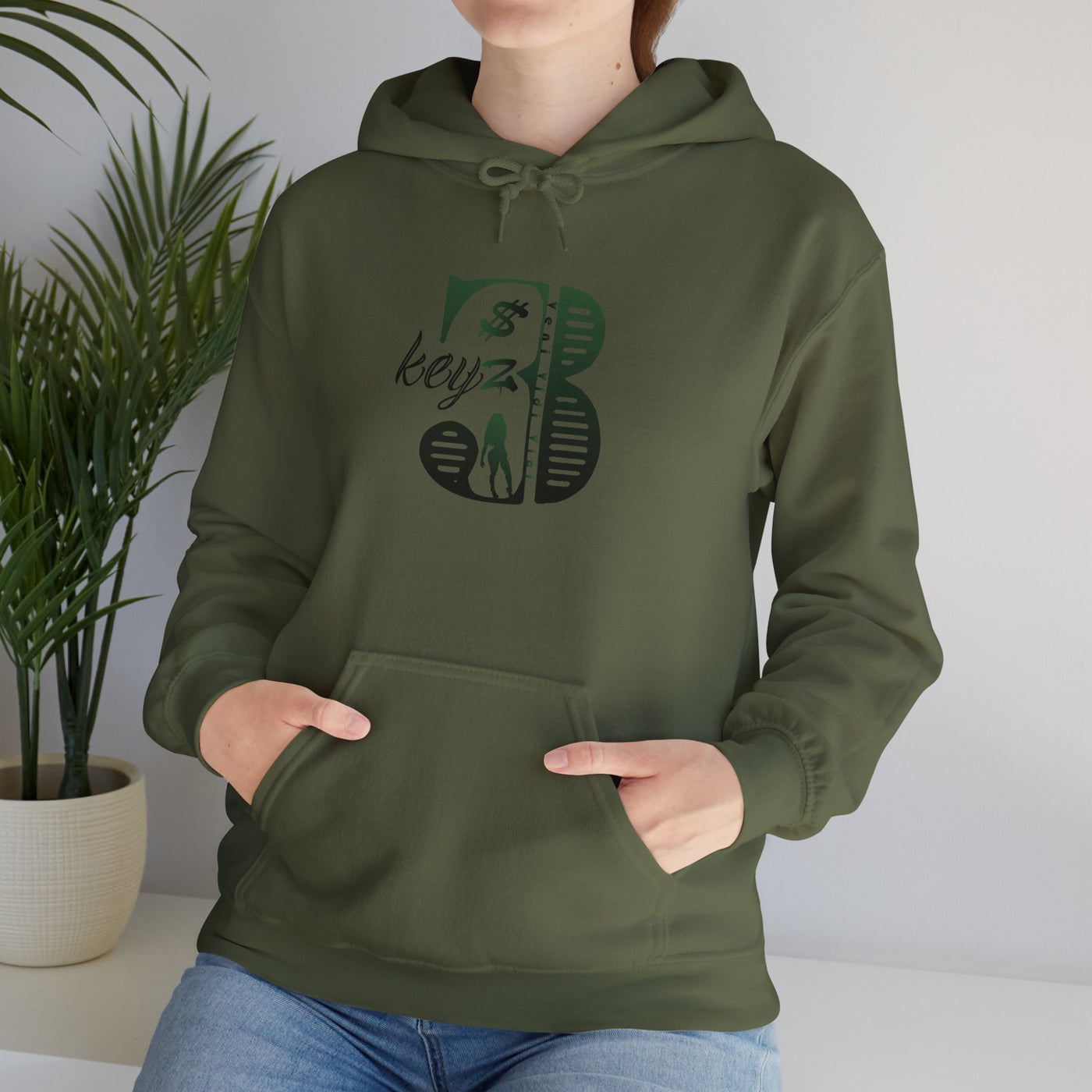3Keyz Original Drip Unisex hoodie Green/Black