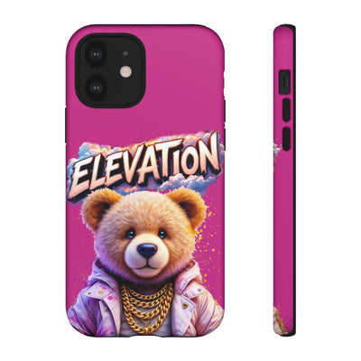 Elevated street drip Bear Pink Phone Case - Tough and Trendy Design