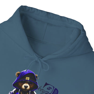 Unisex Hooded Sweatshirt 3keyz OG Teddy Drip Design Blue