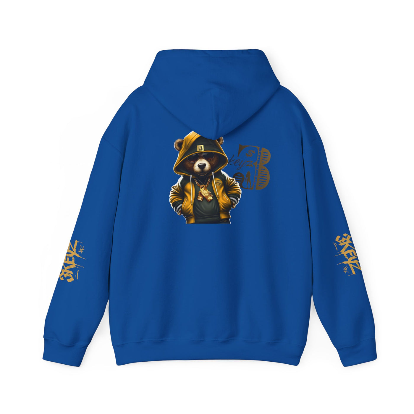 Hooded Sweatshirt 3keyz OG Teddy Drip Golden Design