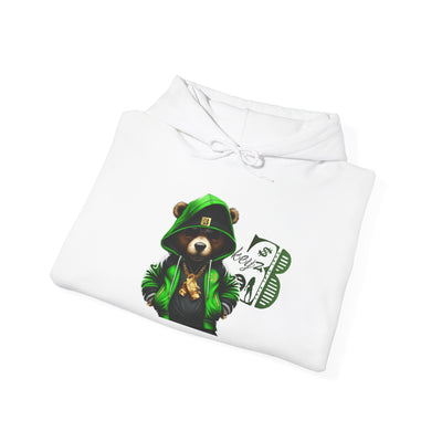 Unisex Hooded Sweatshirt 3keyz OG Teddy Drip Design Lime