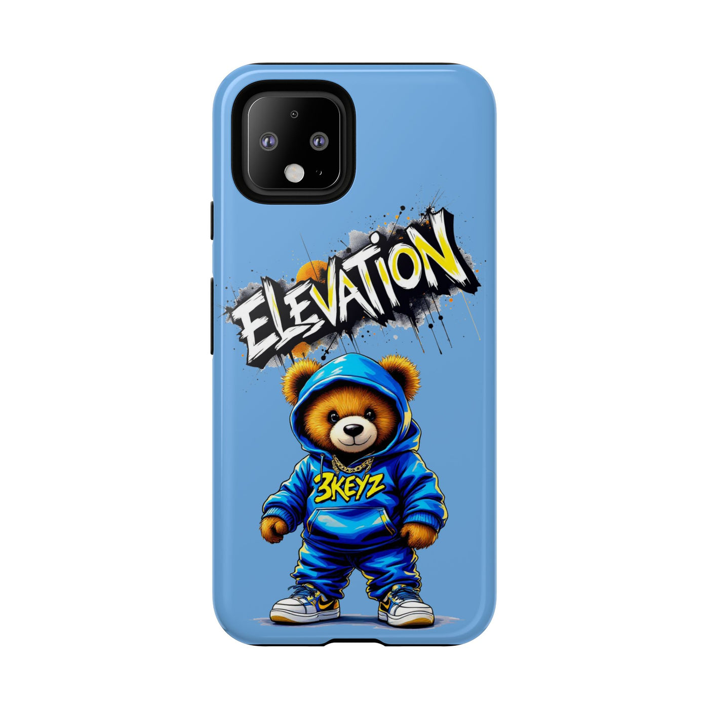 Elevated street drip Bear Phone Case - Tough and Trendy Design