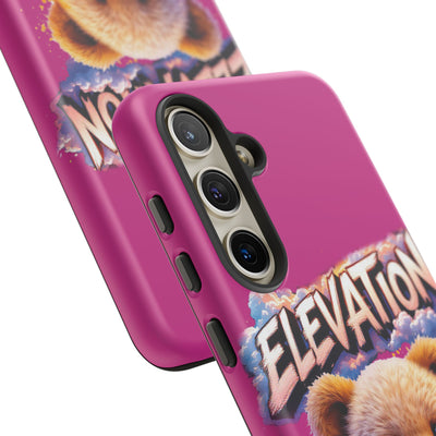 Elevated street drip Bear Pink Phone Case - Tough and Trendy Design