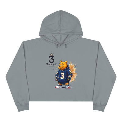 Women's Pooh Bear Crop Hoodie