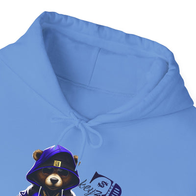 Unisex Hooded Sweatshirt 3keyz OG Teddy Drip Design Blue