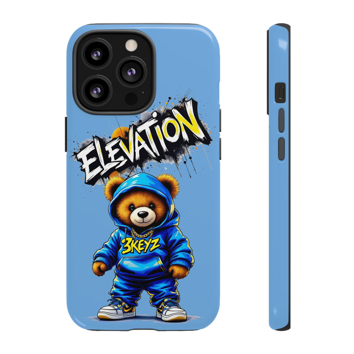 Elevated street drip Bear Phone Case - Tough and Trendy Design