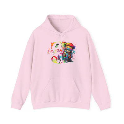 Unisex Hooded Sweatshirt 3keyz OG Teddy Drip Design Paint Splatter