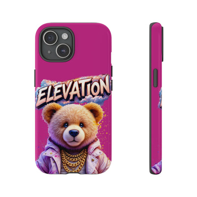 Elevated street drip Bear Pink Phone Case - Tough and Trendy Design
