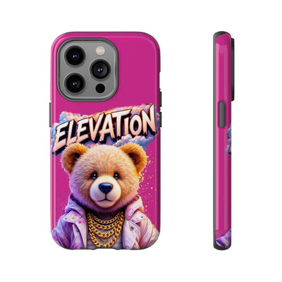 Elevated street drip Bear Pink Phone Case - Tough and Trendy Design