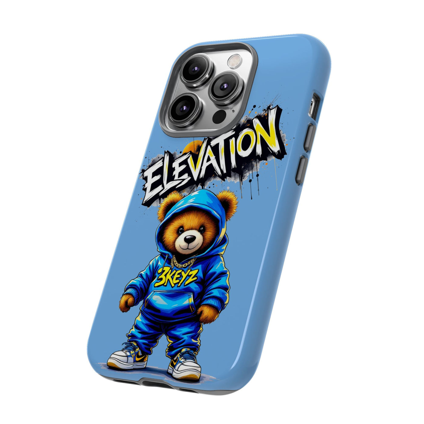 Elevated street drip Bear Phone Case - Tough and Trendy Design