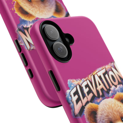 Elevated street drip Bear Pink Phone Case - Tough and Trendy Design