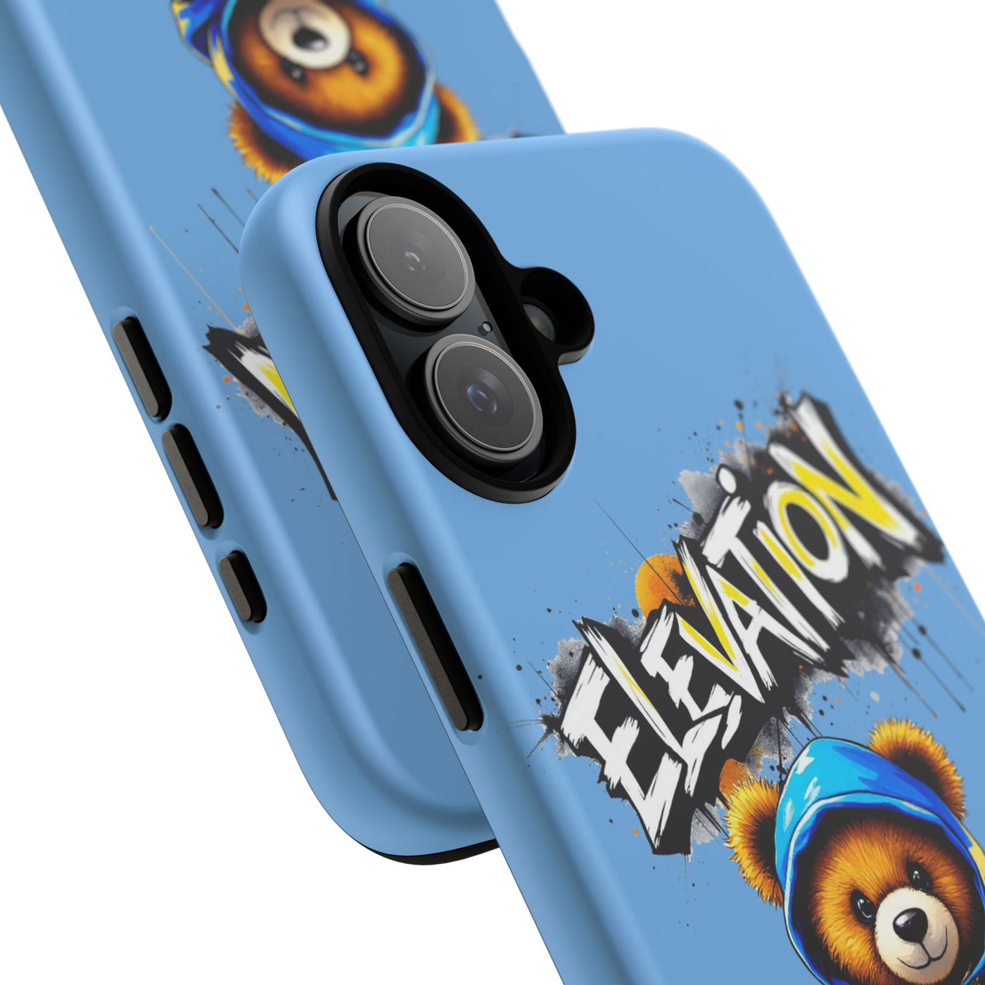 Elevated street drip Bear Phone Case - Tough and Trendy Design