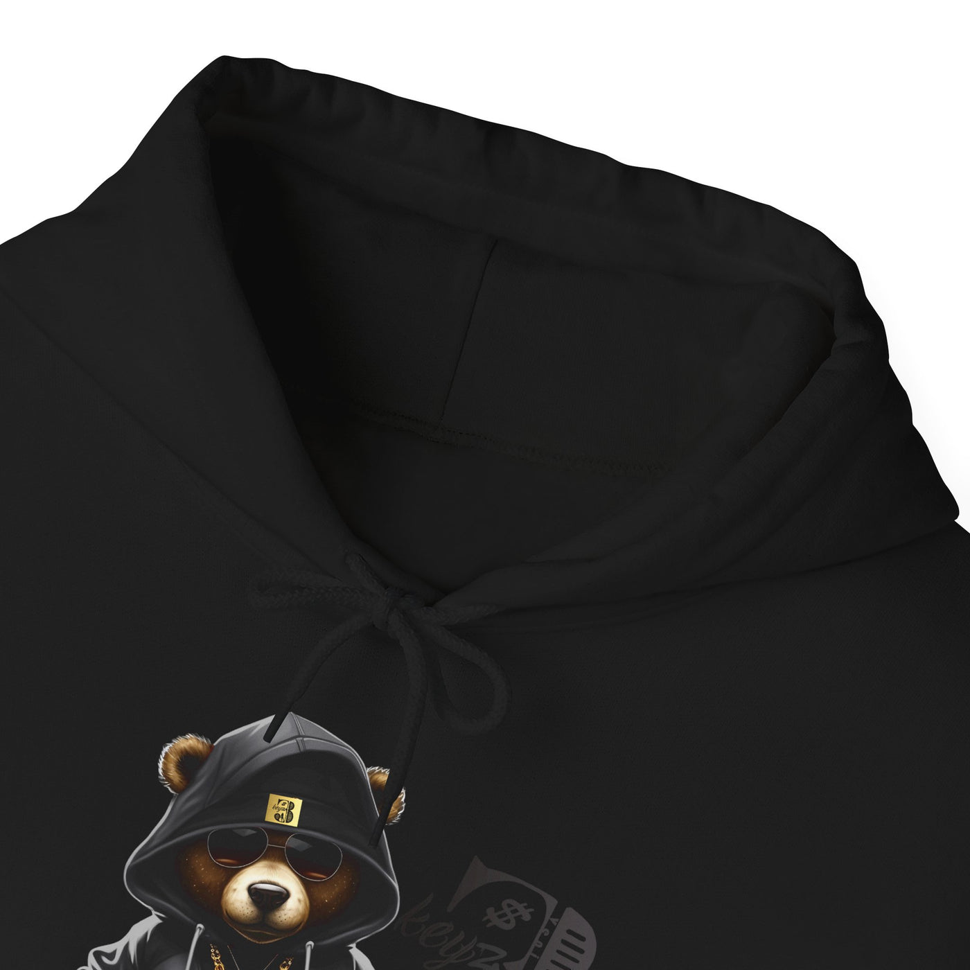 Unisex Hooded Sweatshirt 3keyz OG Teddy Drip Design Grey