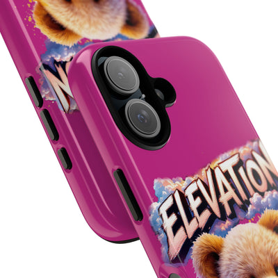 Elevated street drip Bear Pink Phone Case - Tough and Trendy Design