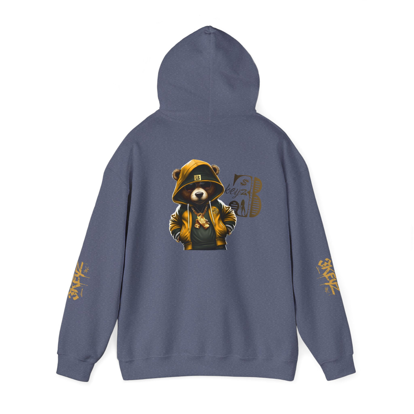 Hooded Sweatshirt 3keyz OG Teddy Drip Golden Design
