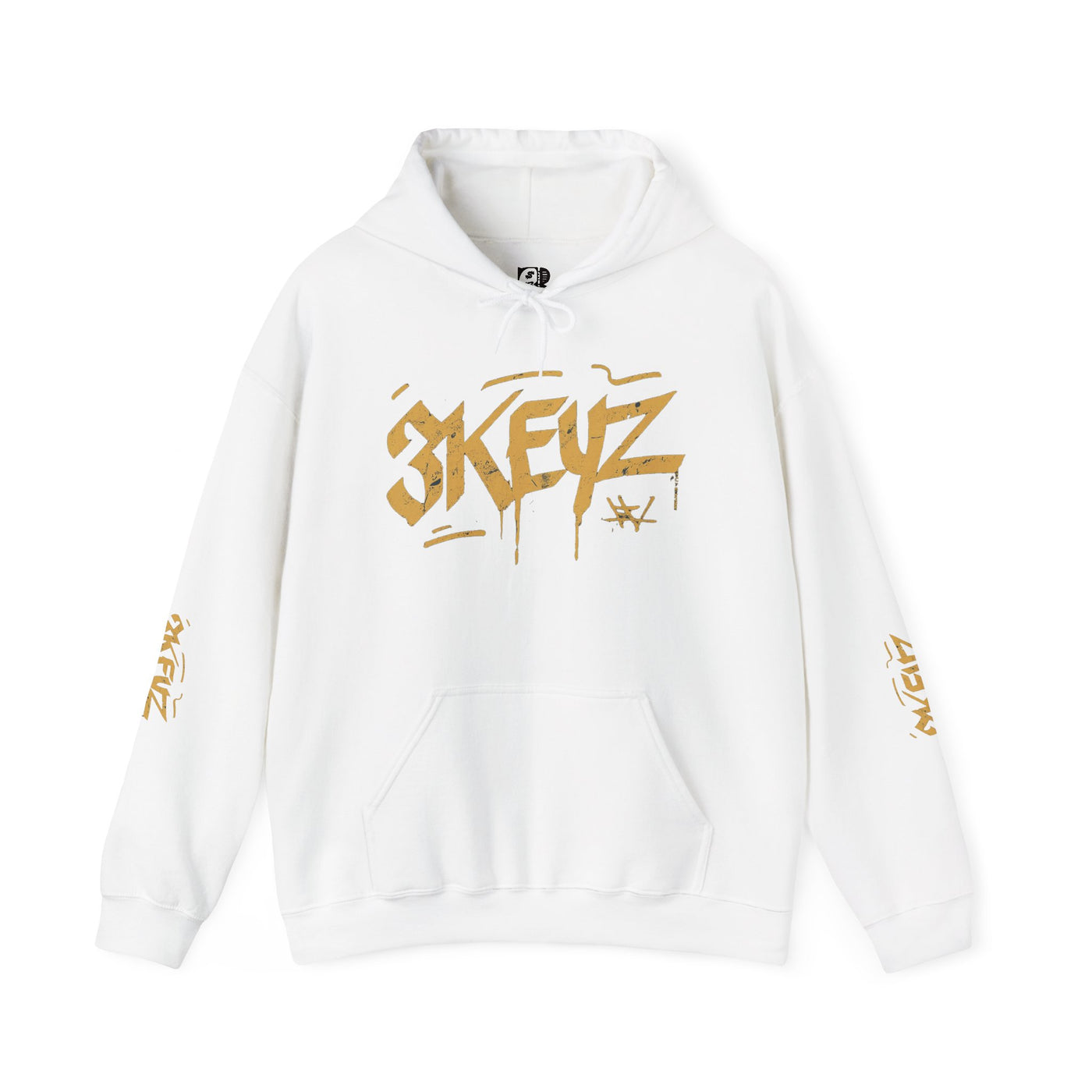 Hooded Sweatshirt 3keyz OG Teddy Drip Golden Design
