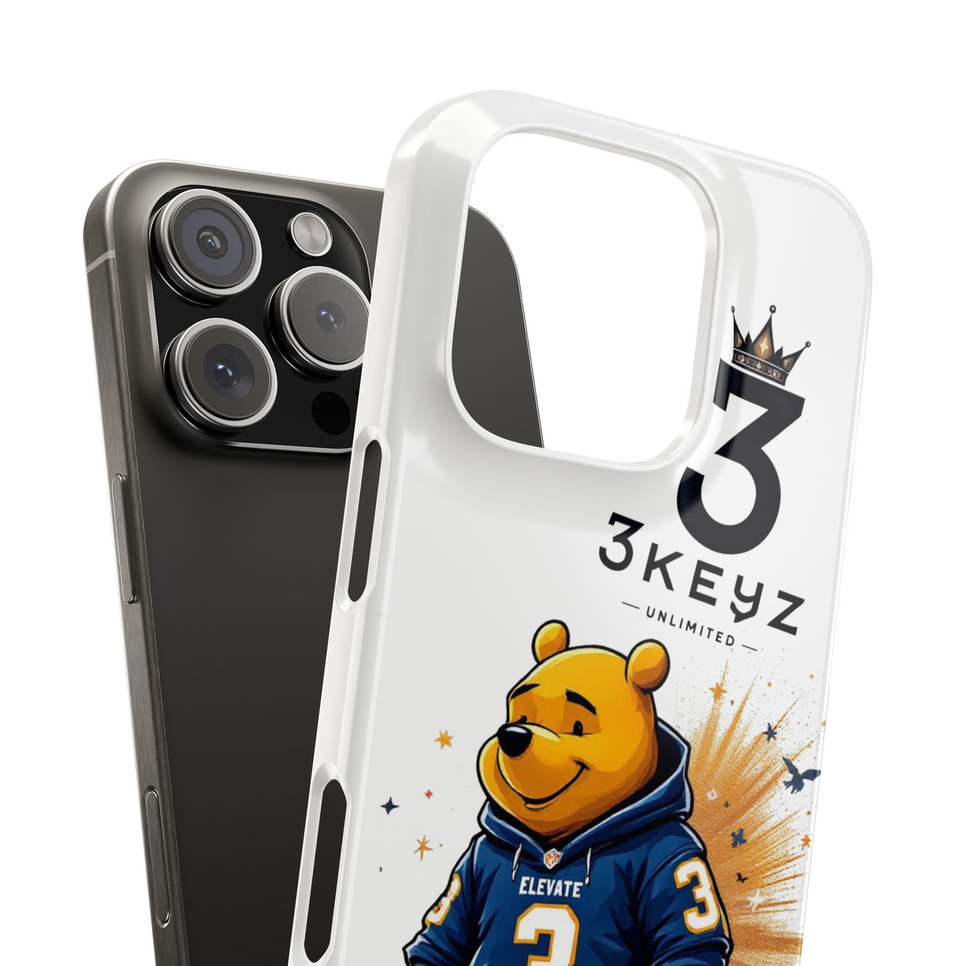 iPhone Case - 3keyz Pooh Bear Design
