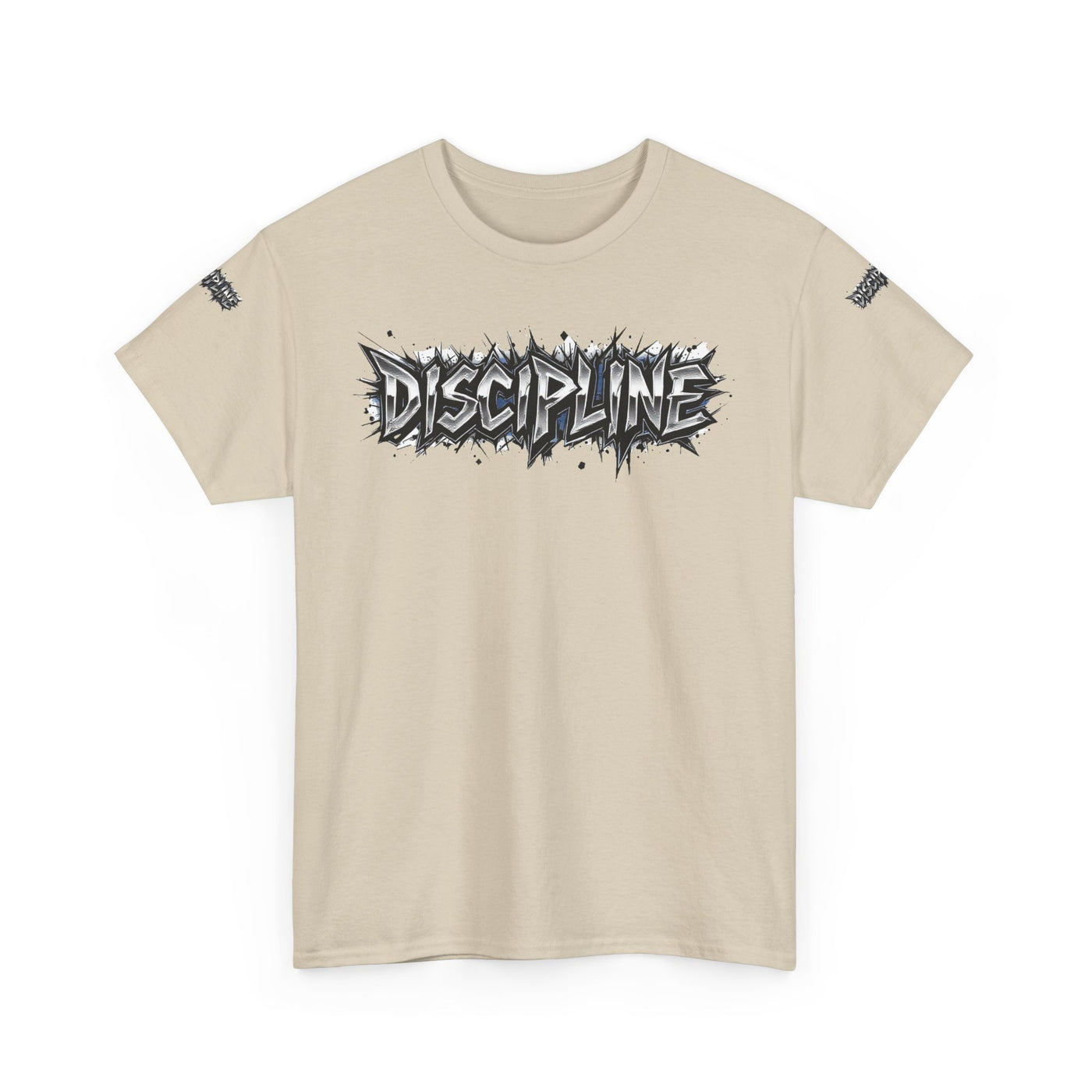 T-Shirt Discipline Cut Drip Design Heavy Cotton Unisex Tee