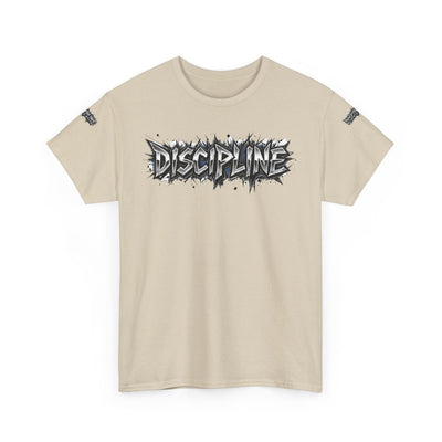 T-Shirt Discipline Cut Drip Design Heavy Cotton Unisex Tee