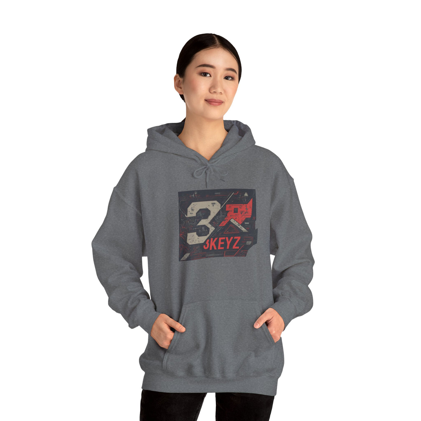 3keyz Big 3 Abstract Hoodie