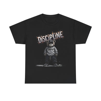 T-Shirt - Discipline Teddy Drip Design - Unisex Heavy Cotton Tee