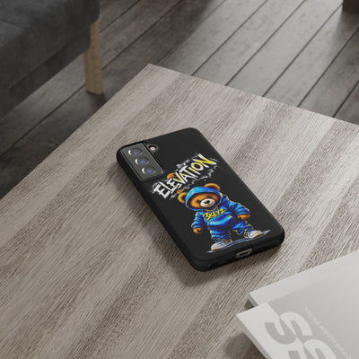 Elevated street drip Bear Black Phone Case - Tough and Trendy Design