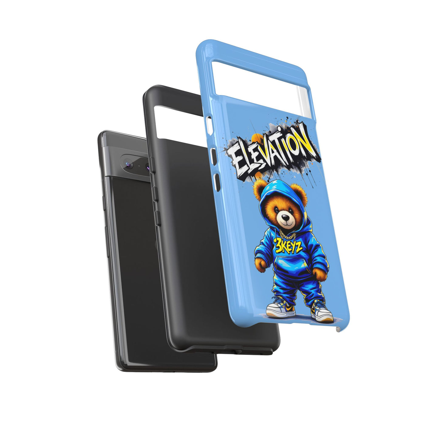 Elevated street drip Bear Phone Case - Tough and Trendy Design